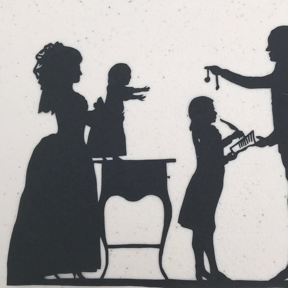 💖 Handmade PaperCut Silhouette Scherenschn… - Picture 3 of 6